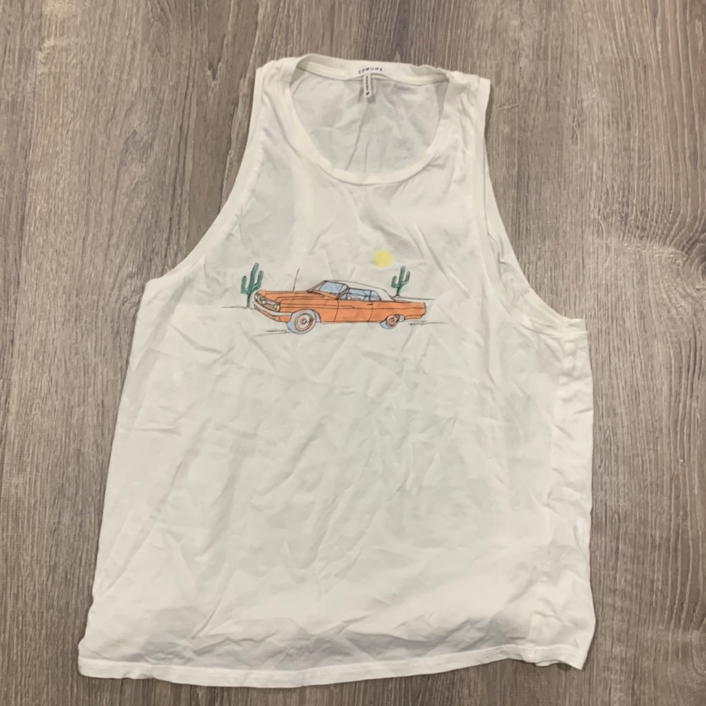 Commune Graphic. Muscle  tank top